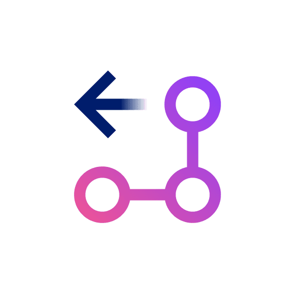 App icon with an alpha gradient on the solid stroke