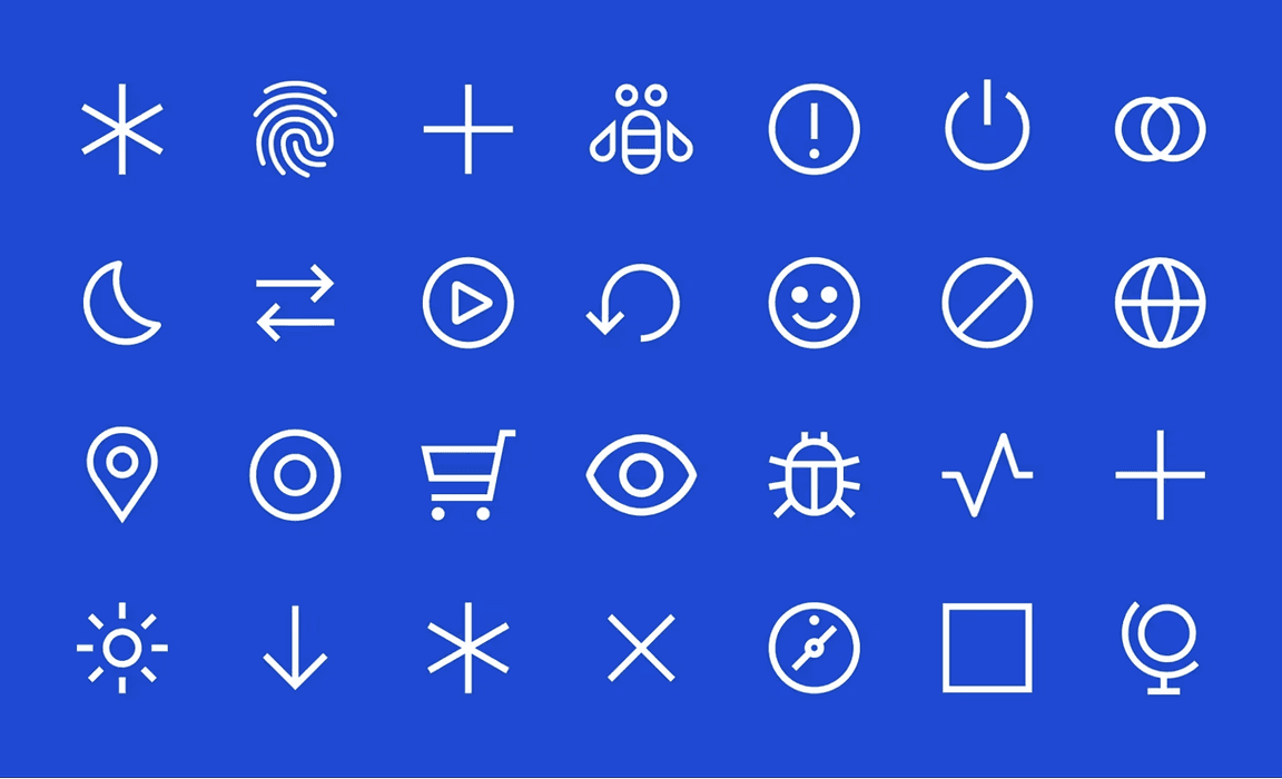 24 idl iconography ui icons usage