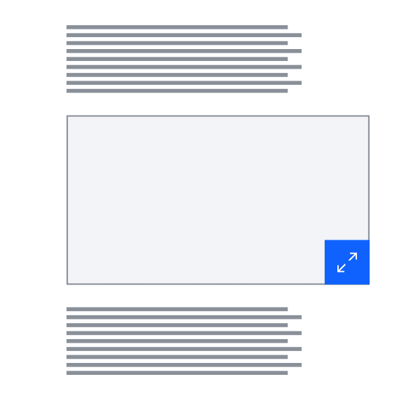 When a diagram can’t be displayed at 100% scale, offer the user a way to download it or zoom in.